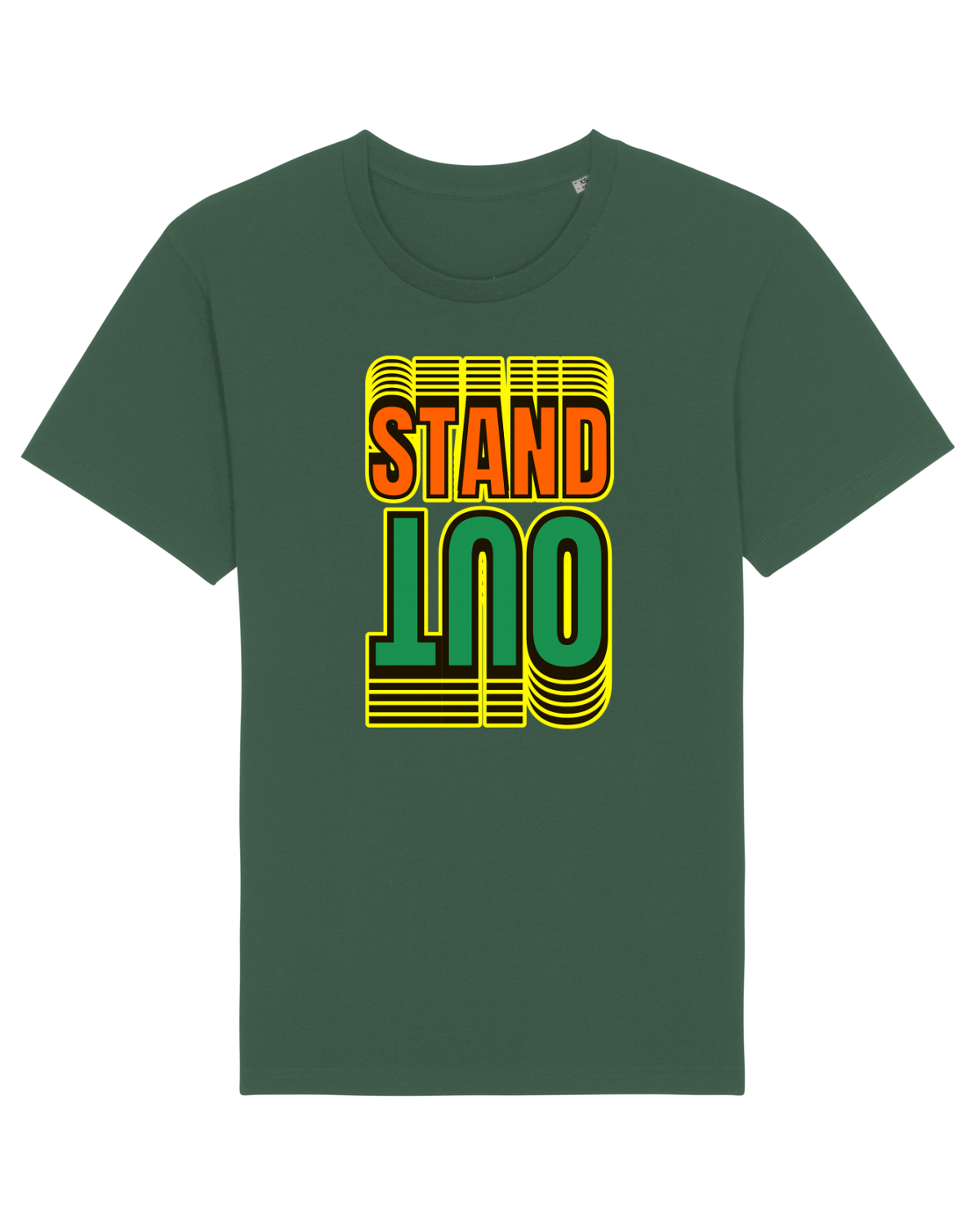 Tricou mânecă scurtă Unisex Rocker Bottle Green