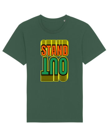Stand Out.Motivational Quote Bottle Green