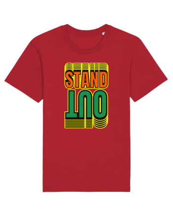 Stand Out.Motivational Quote Red