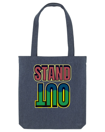 Stand Out.Motivational Quote Midnight Blue