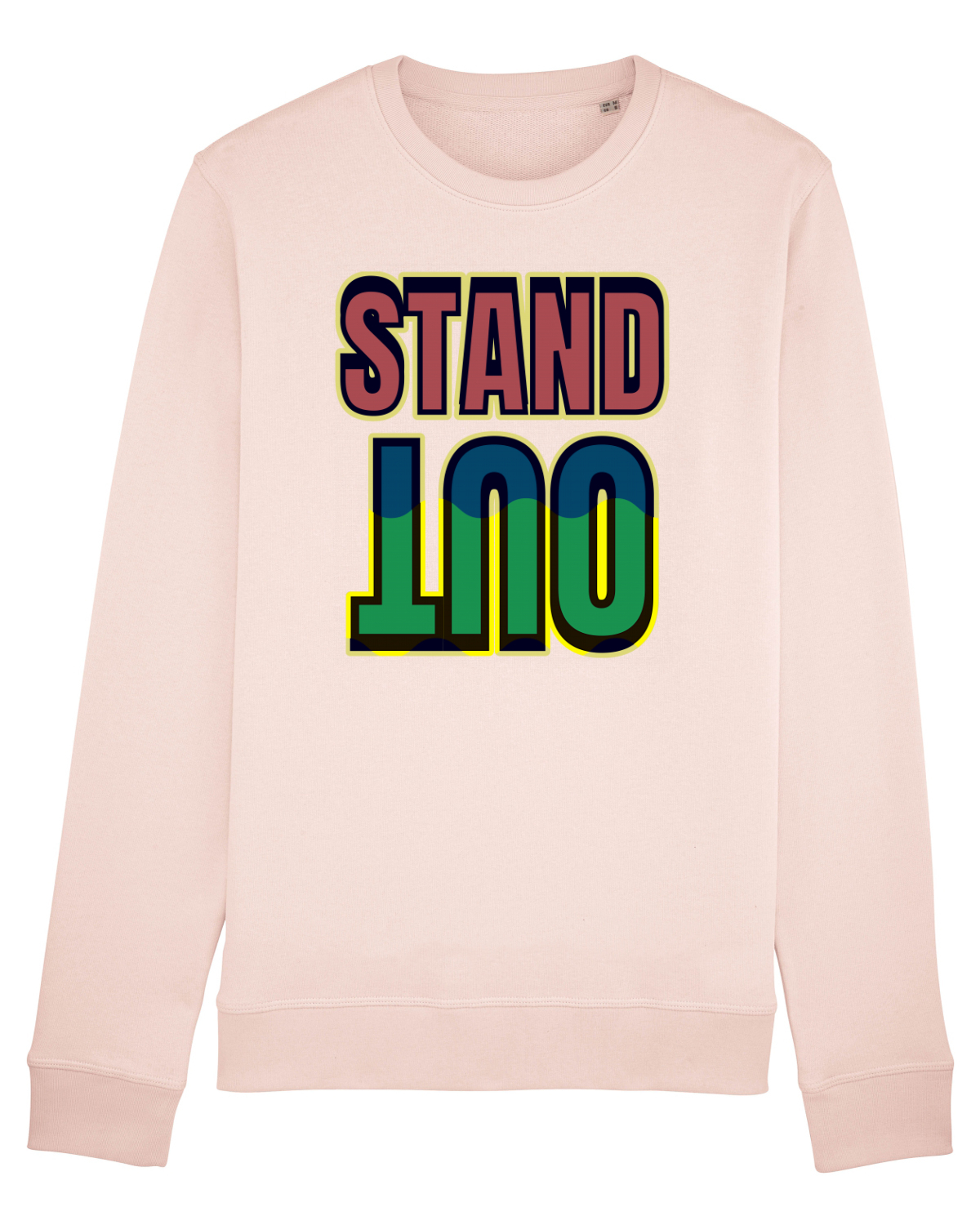 Bluză mânecă lungă Unisex Rise Candy Pink