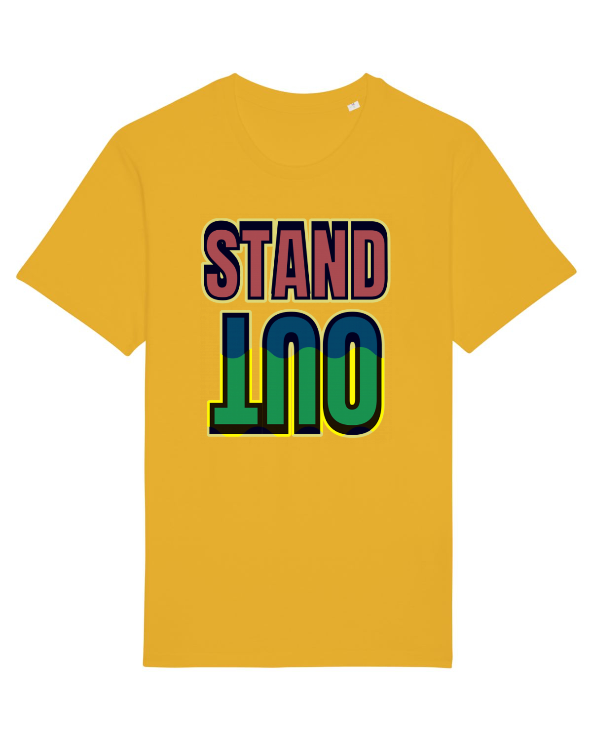 Tricou mânecă scurtă Unisex Rocker Spectra Yellow