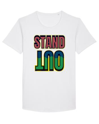 Stand Out.Motivational Quote White