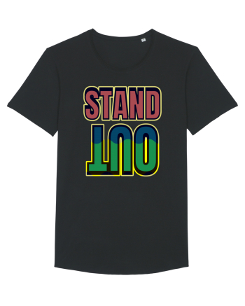 Stand Out.Motivational Quote Black