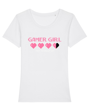 Gamer Girl White