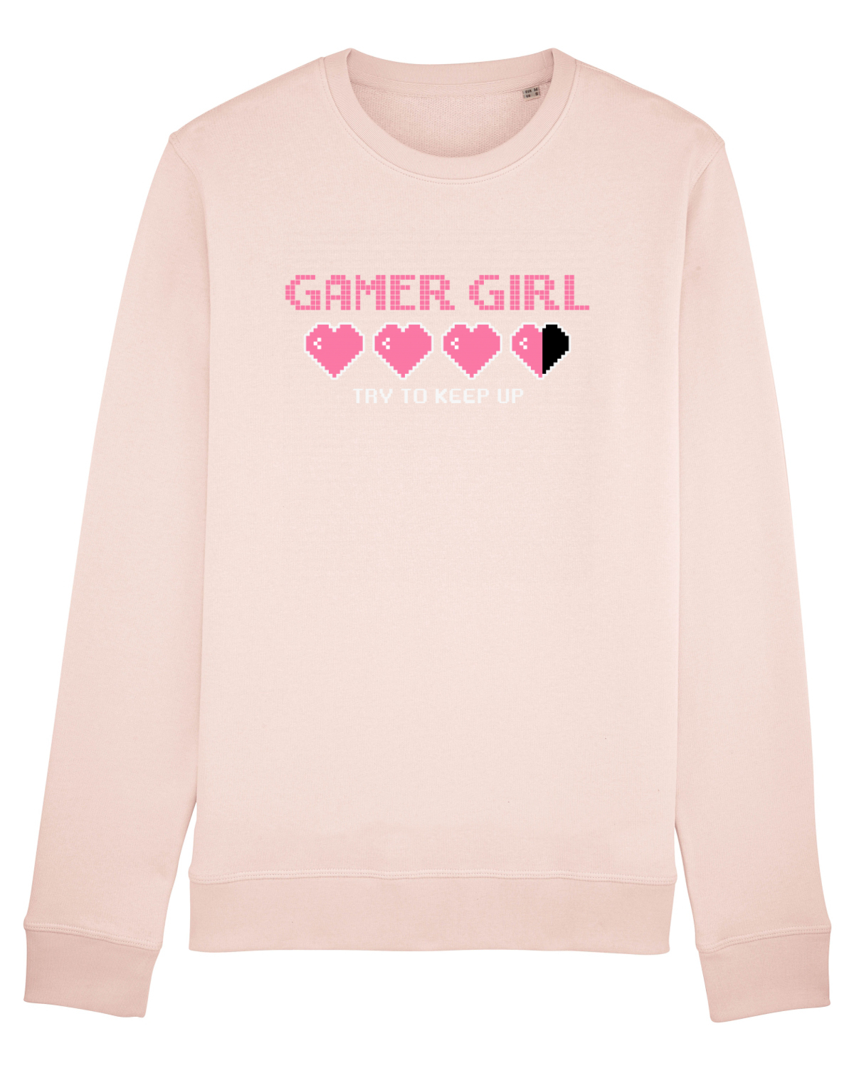 Bluză mânecă lungă Unisex Rise Candy Pink