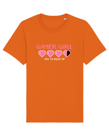 Gamer Girl Bright Orange