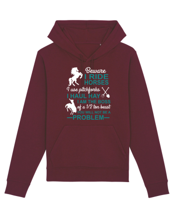 HORSE Burgundy