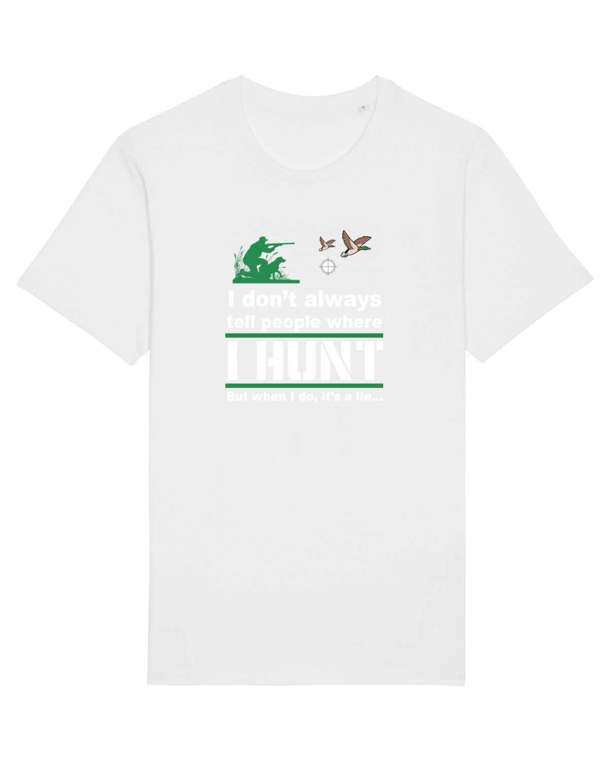 Tricou mânecă scurtă Unisex Rocker White