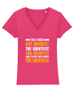 ENGINEERS Tricou mânecă scurtă guler V Damă Evoker