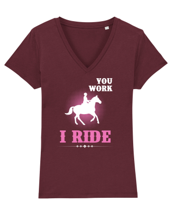 HORSE Burgundy