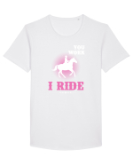 HORSE Tricou mânecă scurtă guler larg Bărbat Skater