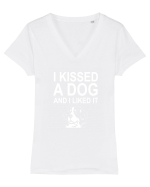 DOG Tricou mânecă scurtă guler V Damă Evoker