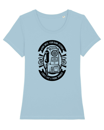 Bank Account Phone Number Black Sky Blue