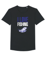 FISHING Tricou mânecă scurtă guler larg Bărbat Skater