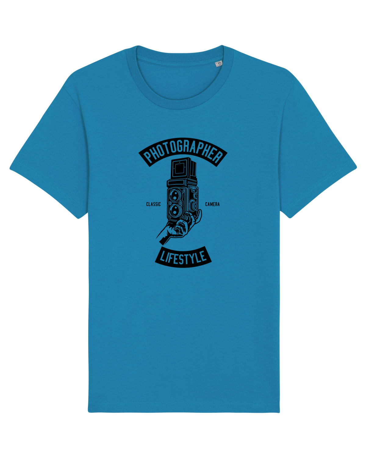 Tricou mânecă scurtă Unisex Rocker Azur