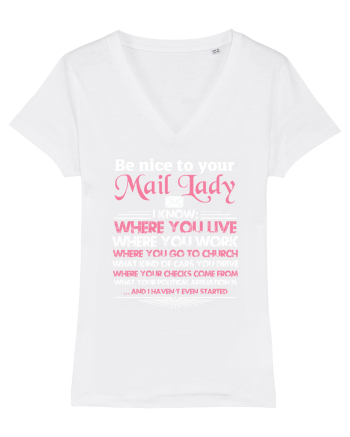 MAIL LADY White