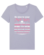 MAIL LADY Tricou mânecă scurtă guler larg fitted Damă Expresser