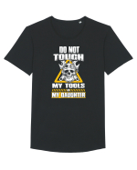 MECHANIC Tricou mânecă scurtă guler larg Bărbat Skater