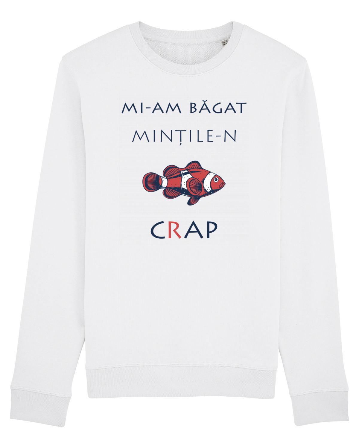 Bluză mânecă lungă Unisex Rise White