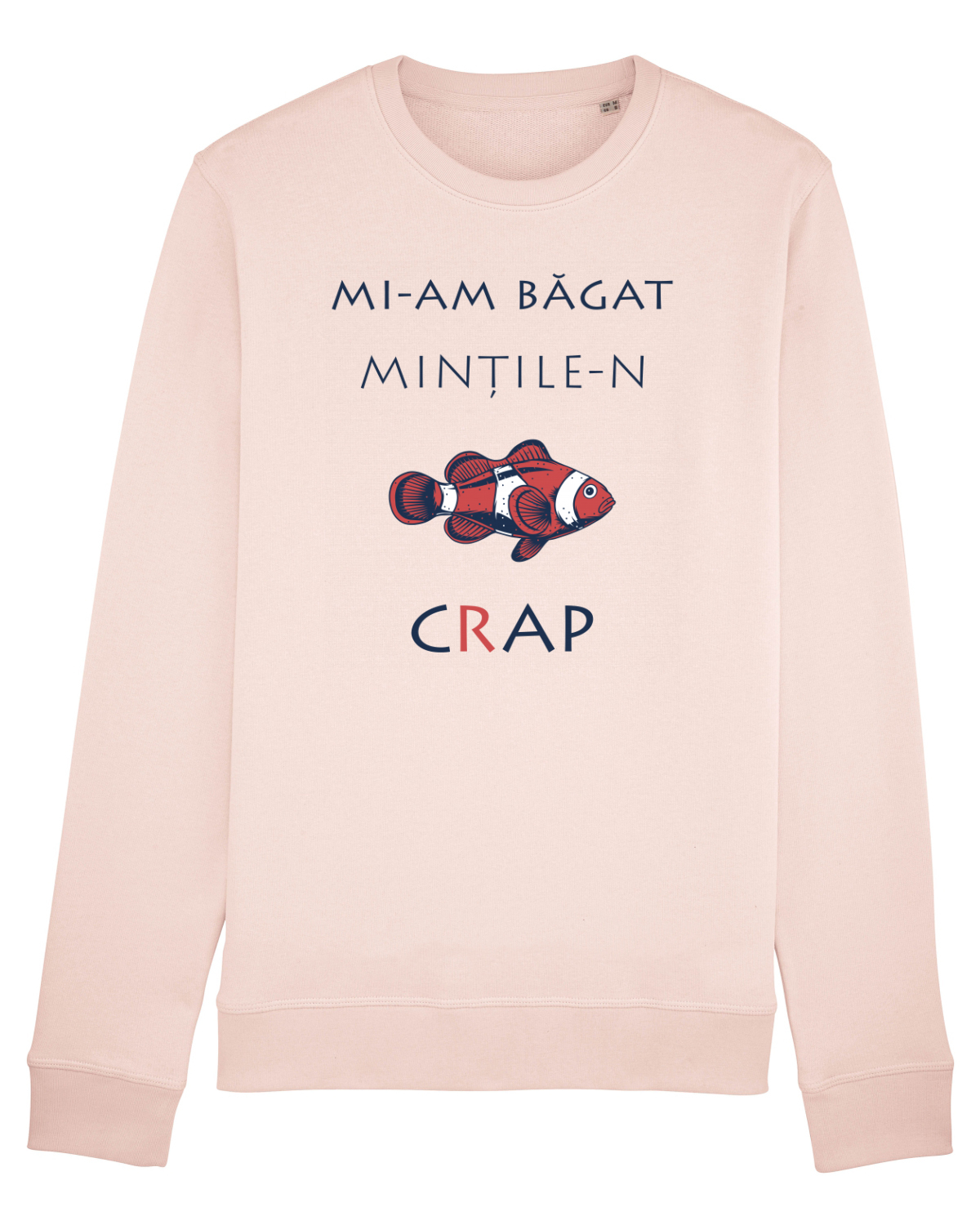 Bluză mânecă lungă Unisex Rise Candy Pink