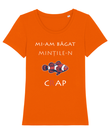 Mi-am băgat Mințile-n Cap (white) Bright Orange