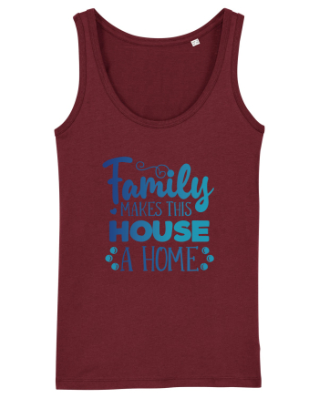Pentru Crăciun în familie - Family makes this house a home Burgundy
