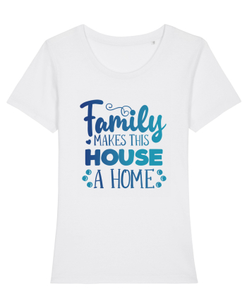 Pentru Crăciun în familie - Family makes this house a home White