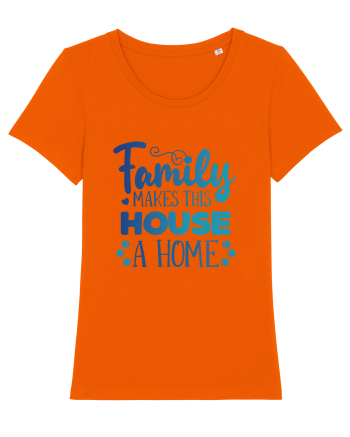 Pentru Crăciun în familie - Family makes this house a home Bright Orange