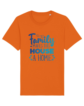 Pentru Crăciun în familie - Family makes this house a home Bright Orange