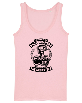 Photographer Black Cotton Pink