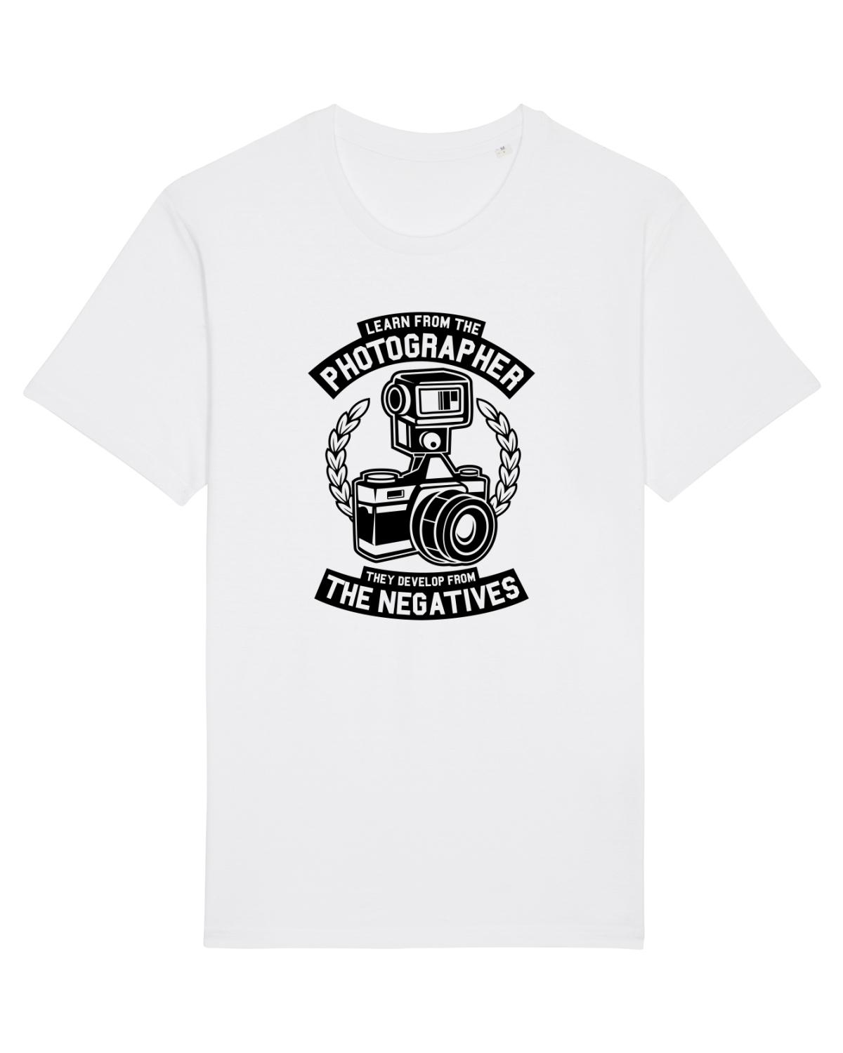 Tricou mânecă scurtă Unisex Rocker White