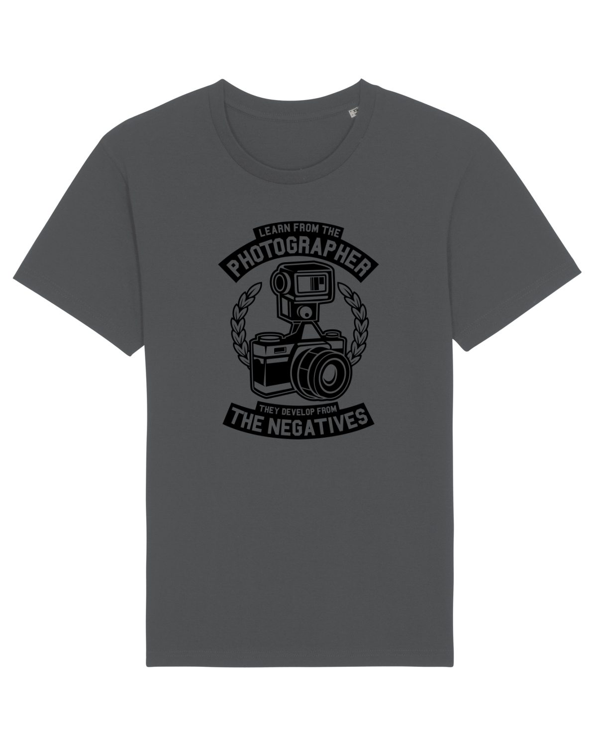 Tricou mânecă scurtă Unisex Rocker Anthracite