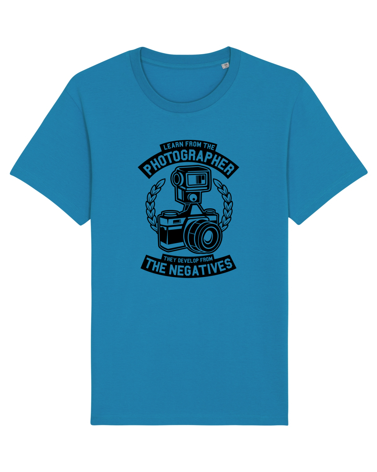 Tricou mânecă scurtă Unisex Rocker Azur