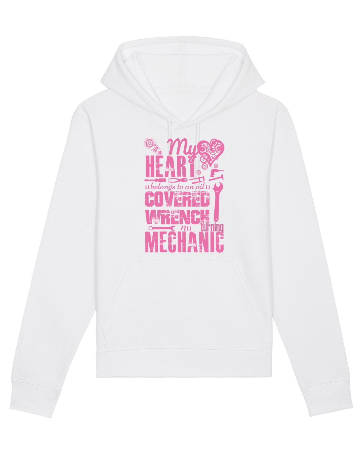 Hanorac Unisex Drummer White