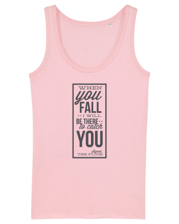 Wken You Fall (black) Cotton Pink
