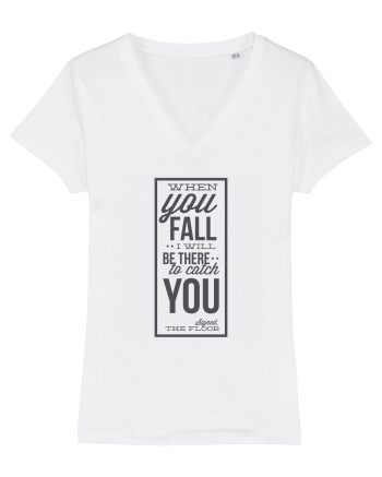Wken You Fall (black) White