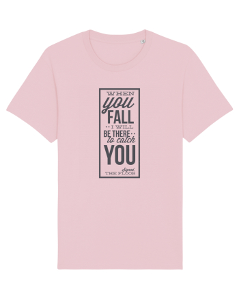 Wken You Fall (black) Cotton Pink