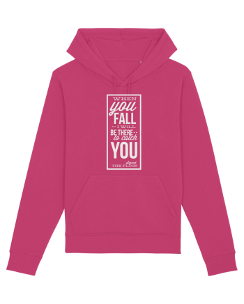 Wken You Fall (white) Raspberry