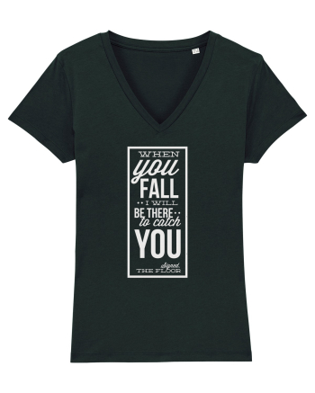 Wken You Fall (white) Black