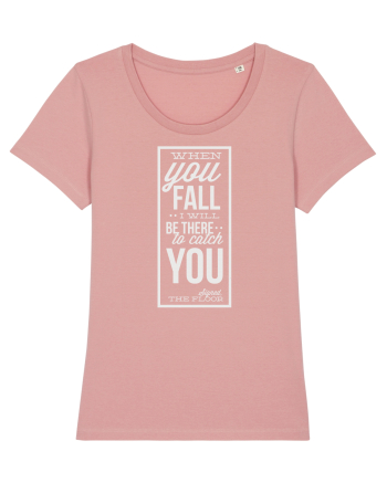 Wken You Fall (white) Canyon Pink