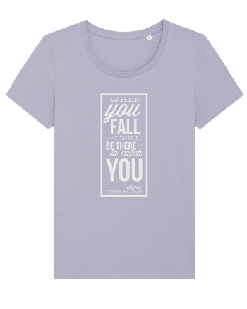 Wken You Fall (white) Lavender