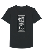 Wken You Fall (white) Tricou mânecă scurtă guler larg Bărbat Skater
