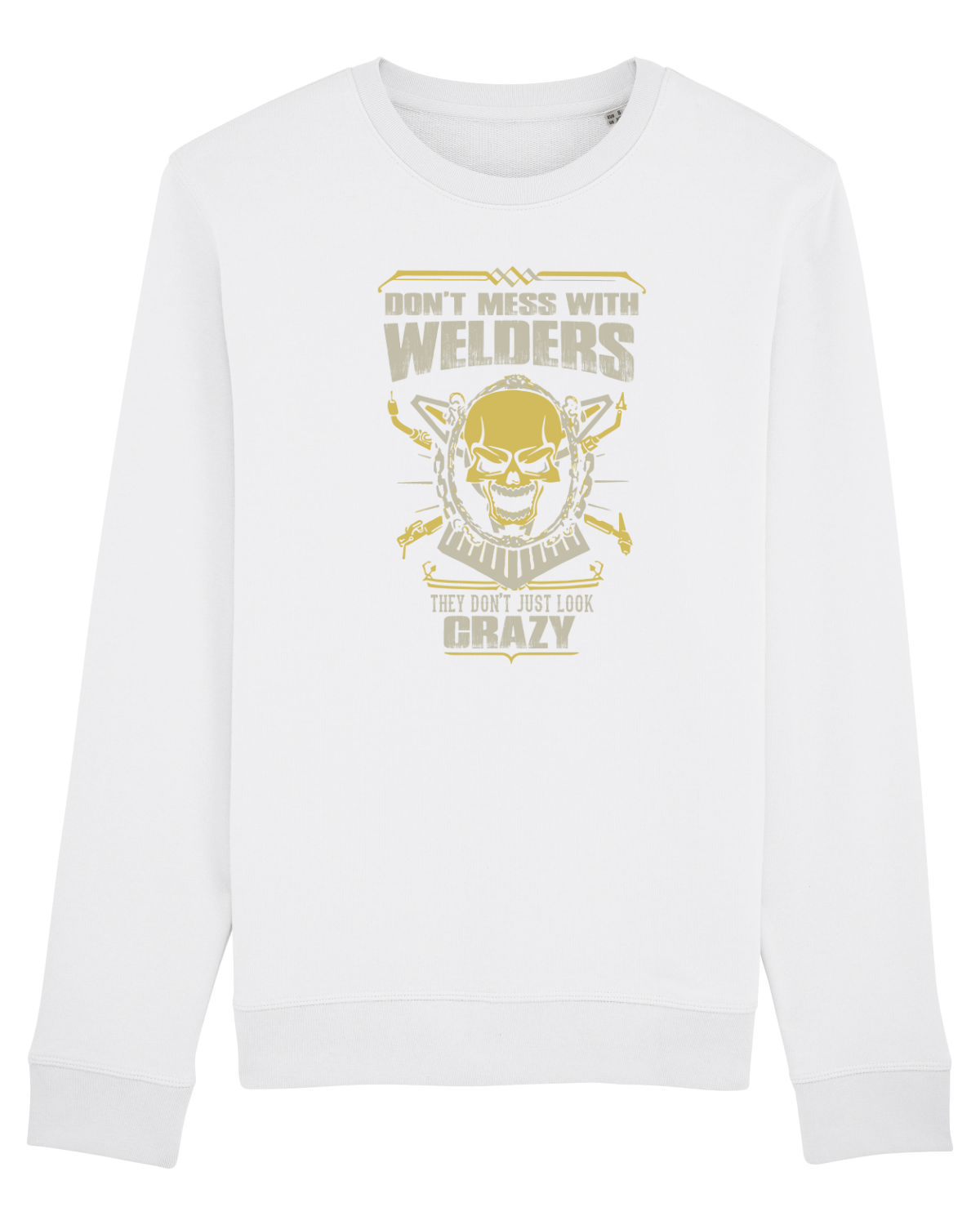 Bluză mânecă lungă Unisex Rise White
