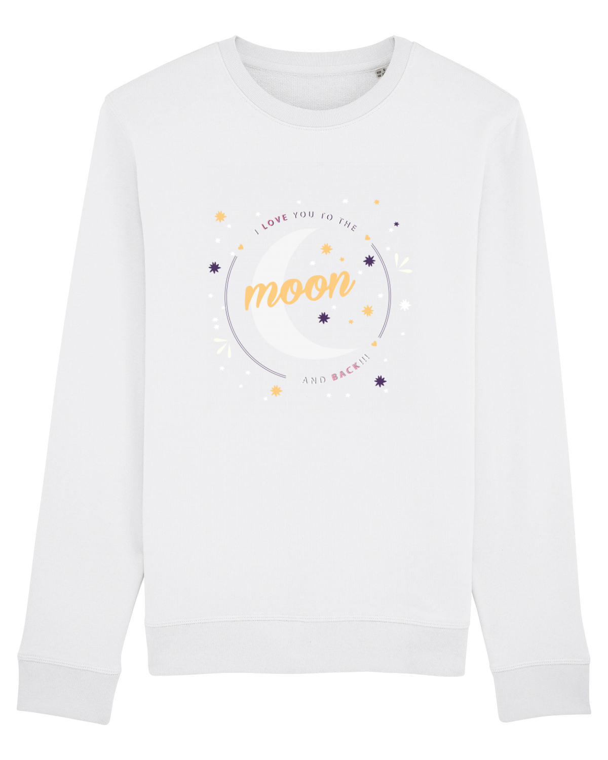 Bluză mânecă lungă Unisex Rise White