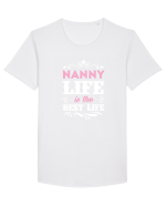 NANNY Tricou mânecă scurtă guler larg Bărbat Skater