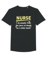 NURSE Tricou mânecă scurtă guler larg Bărbat Skater