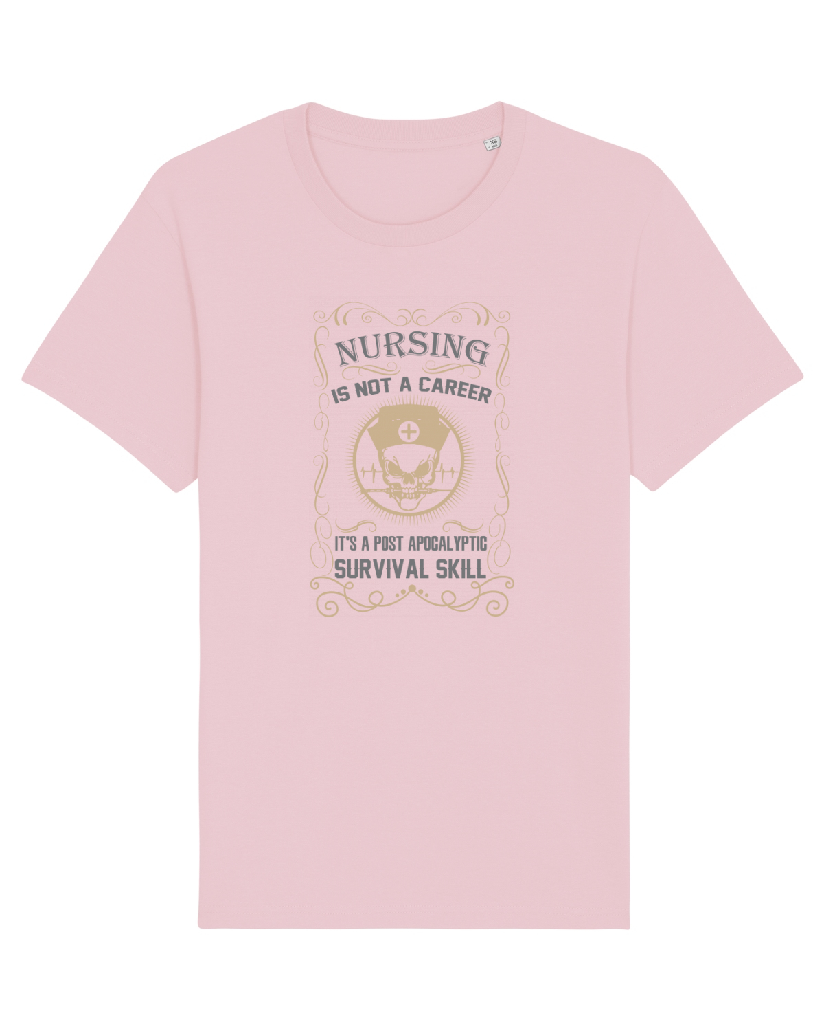 Tricou mânecă scurtă Unisex Rocker Cotton Pink