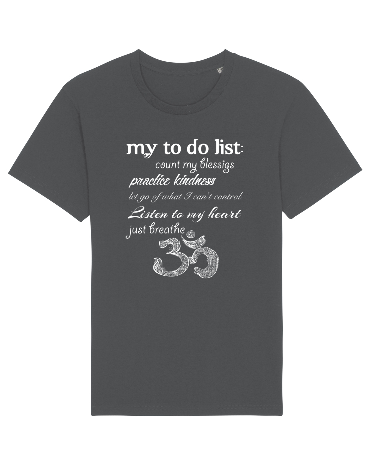 Tricou mânecă scurtă Unisex Rocker Anthracite