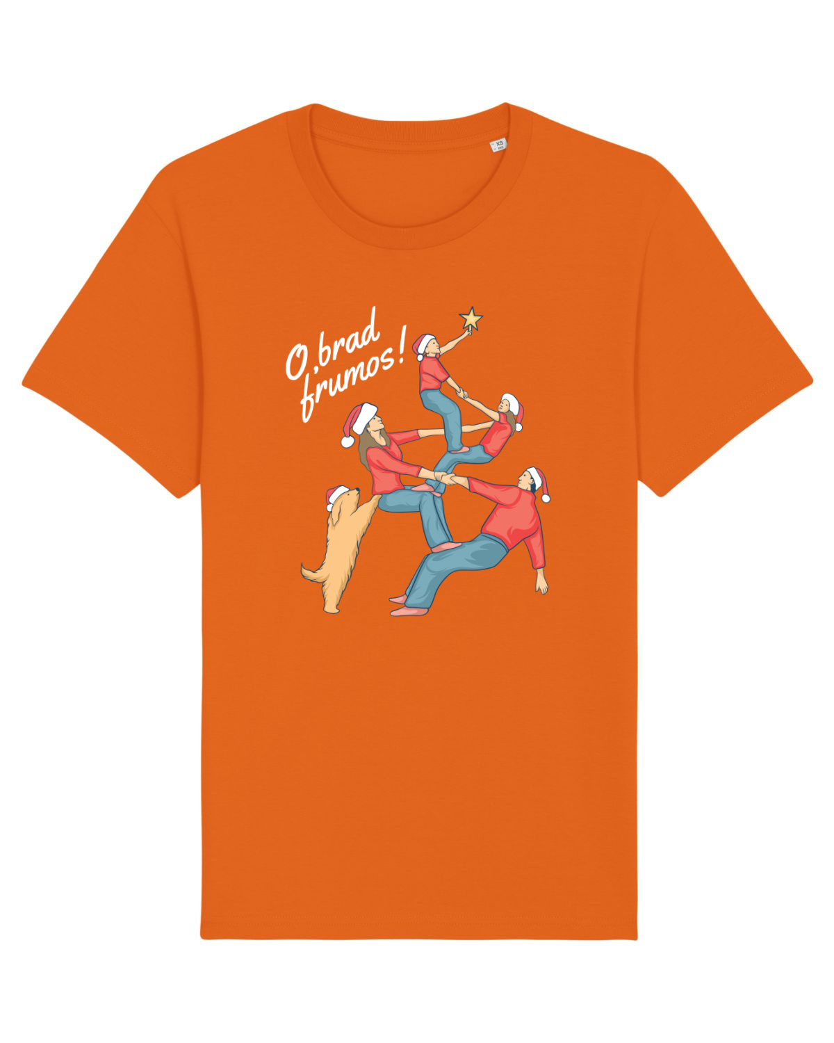 Tricou mânecă scurtă Unisex Rocker Bright Orange